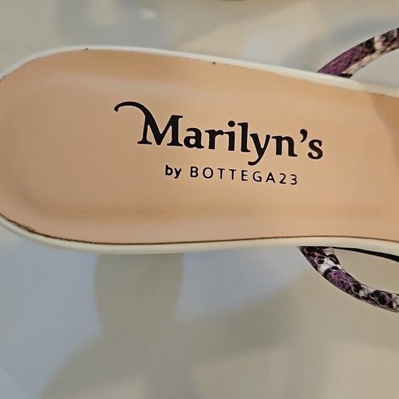 NWOT Marilyn's by Bottega 23 leather slide sandals size 39.5/US 9 - Picture 5 of 9